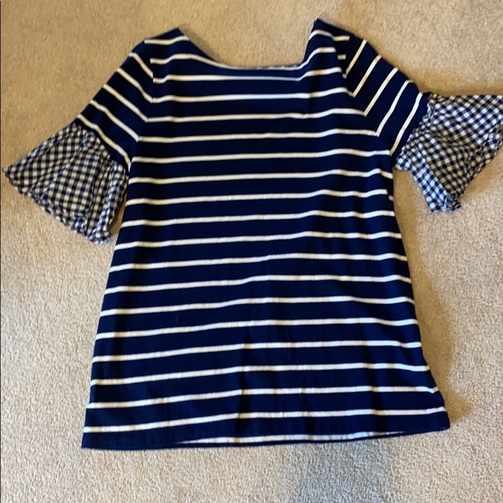 St. John’s Bay navy striped top